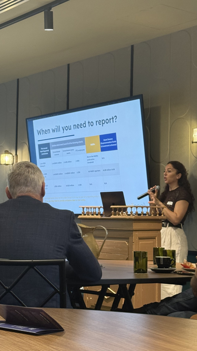 Australian Sustainability Reporting Standards (ASRS) workshop in Brisbane - erbas