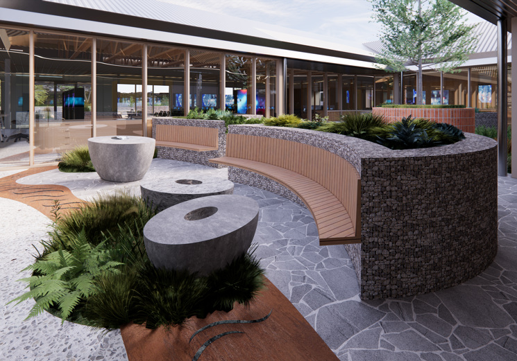 Interior Courtyard View - erbas