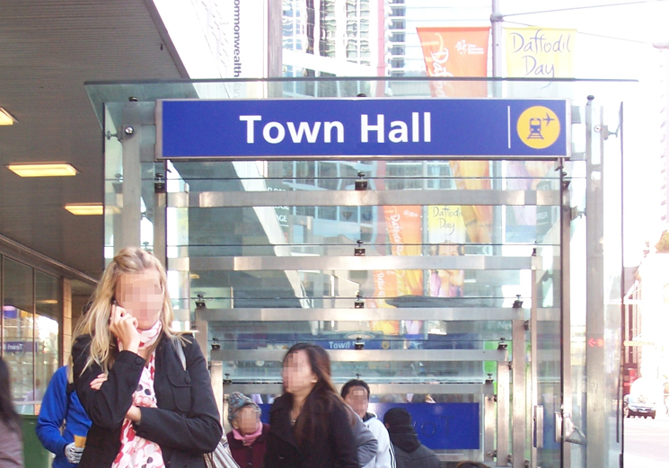 Town Hall Station Cityrail - erbas