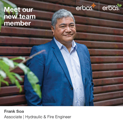 Employee Spotlight - Frank Soa, Associate | Hydraulic and Fire Engineer. - erbas