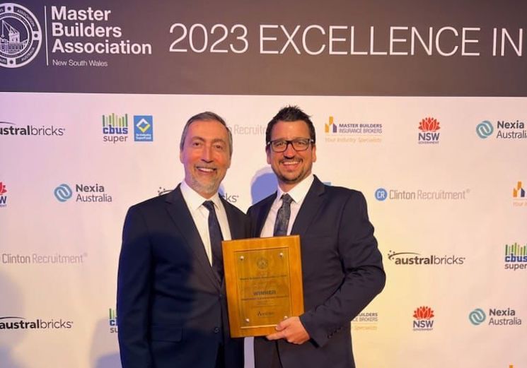 Lindfield Wins Master Builders Association Award - erbas