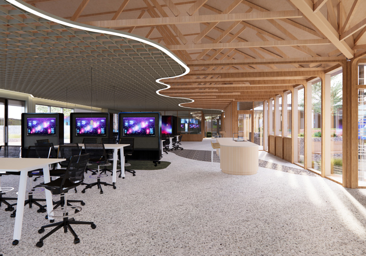 Interior 3. Multi Use Space 2+3 - erbas